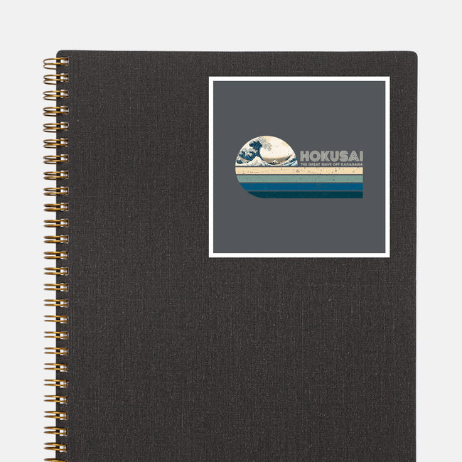 Retro Hokusai-None-Glossy-Sticker-DrMonekers