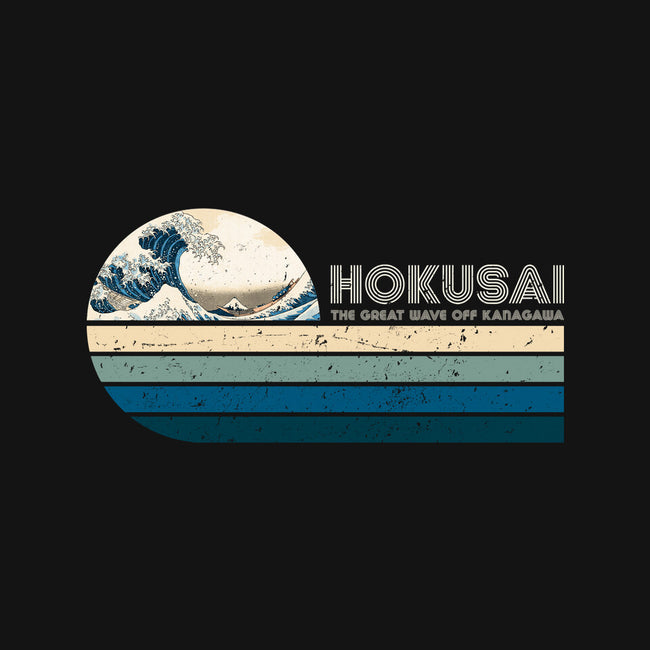 Retro Hokusai-None-Drawstring-Bag-DrMonekers