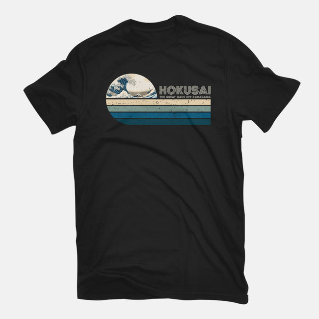 Retro Hokusai-Womens-Fitted-Tee-DrMonekers