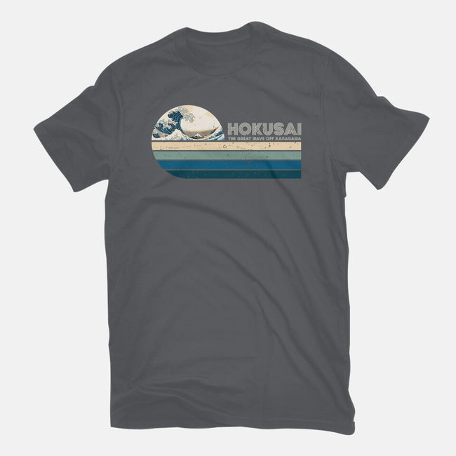 Retro Hokusai-Womens-Fitted-Tee-DrMonekers