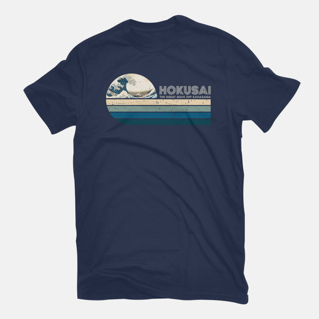 Retro Hokusai-Womens-Fitted-Tee-DrMonekers
