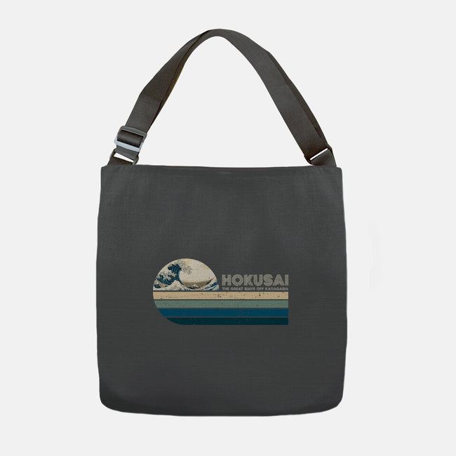 Retro Hokusai-None-Adjustable Tote-Bag-DrMonekers