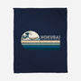 Retro Hokusai-None-Fleece-Blanket-DrMonekers