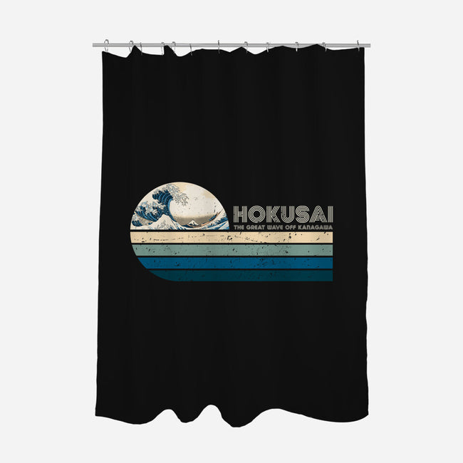 Retro Hokusai-None-Polyester-Shower Curtain-DrMonekers