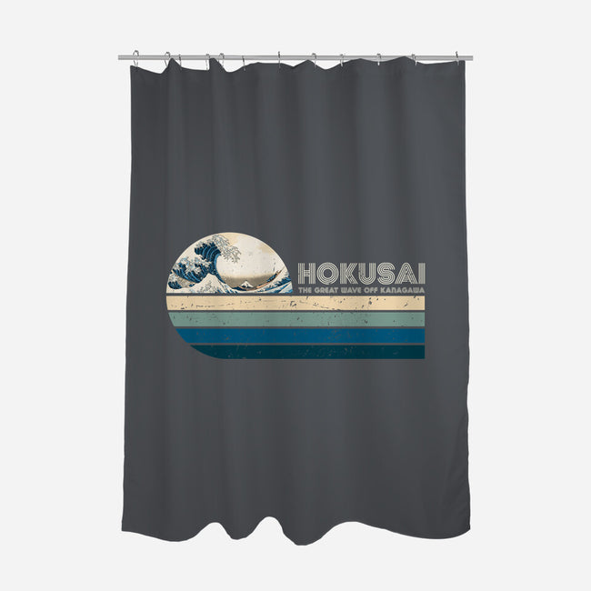 Retro Hokusai-None-Polyester-Shower Curtain-DrMonekers