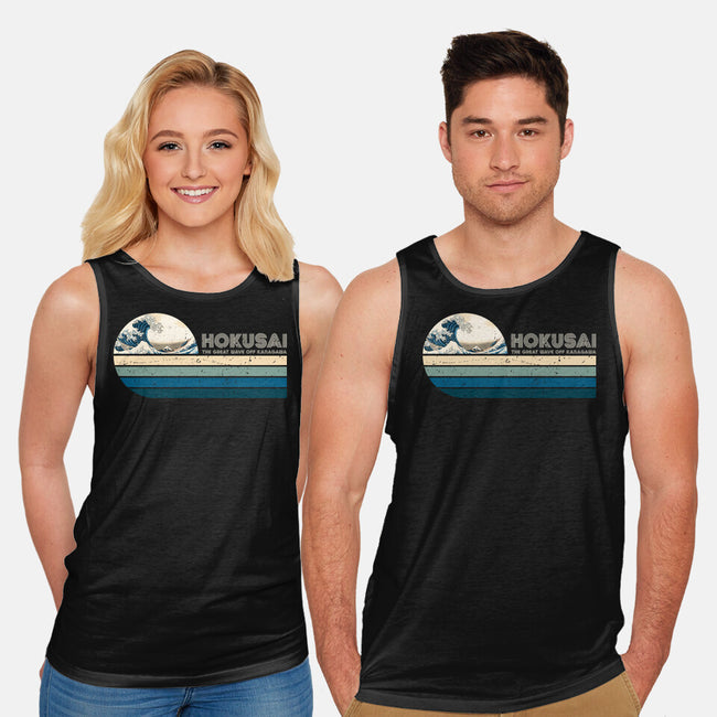 Retro Hokusai-Unisex-Basic-Tank-DrMonekers