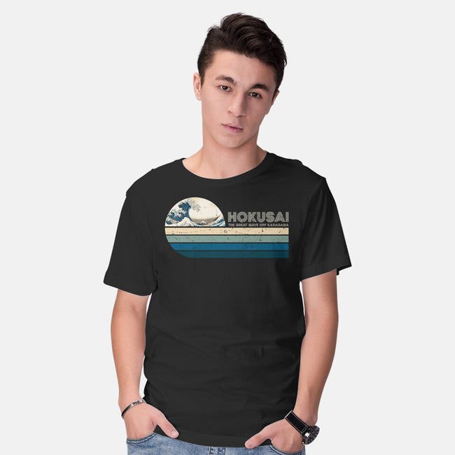 Retro Hokusai-Mens-Basic-Tee-DrMonekers
