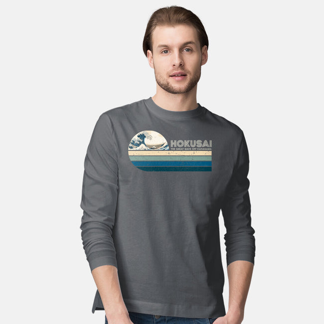 Retro Hokusai-Mens-Long Sleeved-Tee-DrMonekers