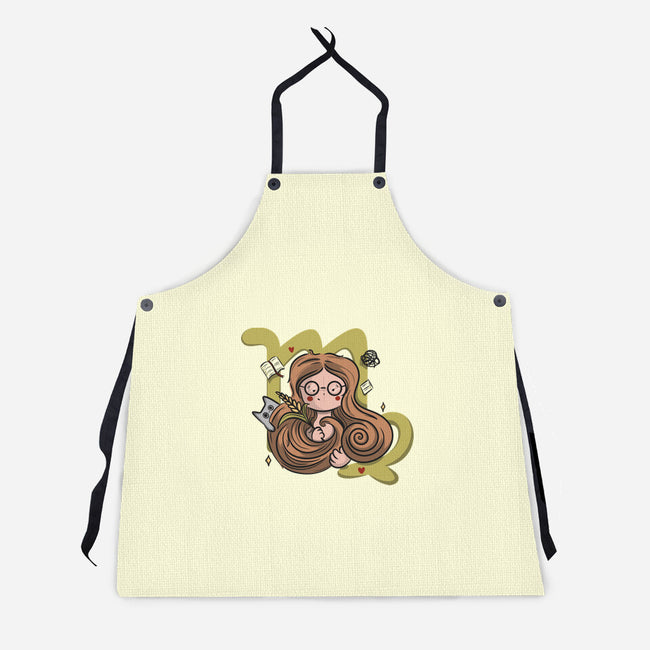Celestial Virgo-Unisex-Kitchen-Apron-OnlyColorsDesigns