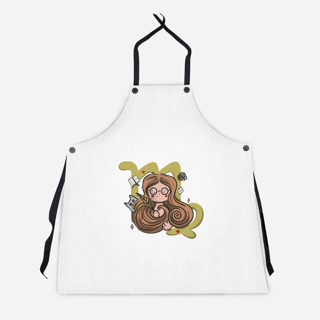 Celestial Virgo-Unisex-Kitchen-Apron-OnlyColorsDesigns