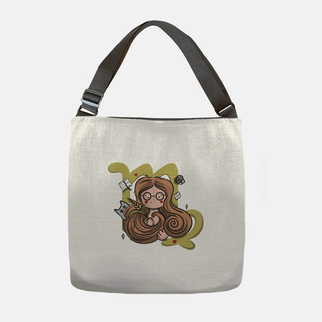 Celestial Virgo-None-Adjustable Tote-Bag-OnlyColorsDesigns