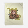 Celestial Virgo-None-Fleece-Blanket-OnlyColorsDesigns
