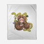 Celestial Virgo-None-Fleece-Blanket-OnlyColorsDesigns