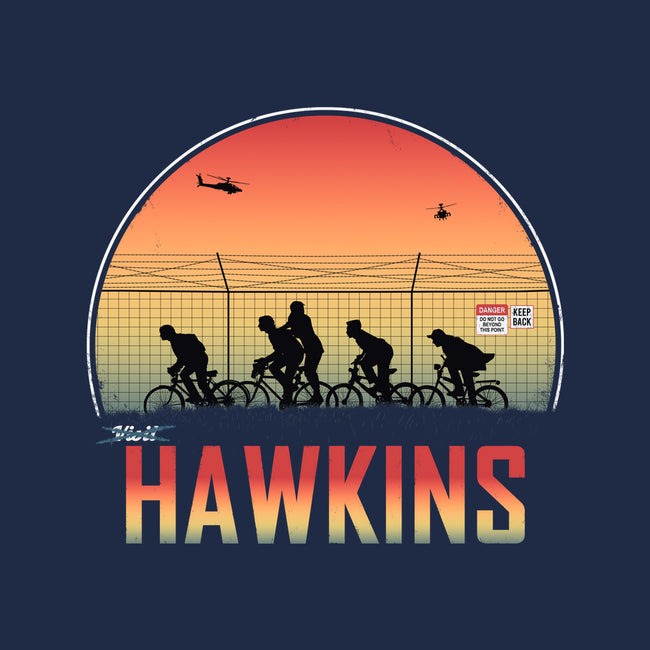 Hawkins Keep Back-Womens-Fitted-Tee-alfbocreative