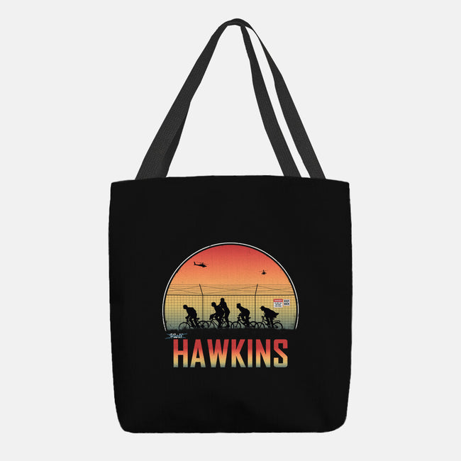 Hawkins Keep Back-None-Basic Tote-Bag-alfbocreative