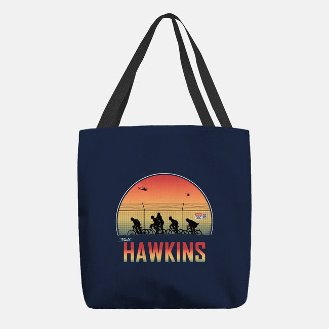 Hawkins Keep Back-None-Basic Tote-Bag-alfbocreative