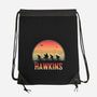Hawkins Keep Back-None-Drawstring-Bag-alfbocreative