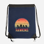 Hawkins Keep Back-None-Drawstring-Bag-alfbocreative
