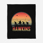 Hawkins Keep Back-None-Fleece-Blanket-alfbocreative