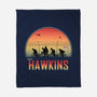 Hawkins Keep Back-None-Fleece-Blanket-alfbocreative