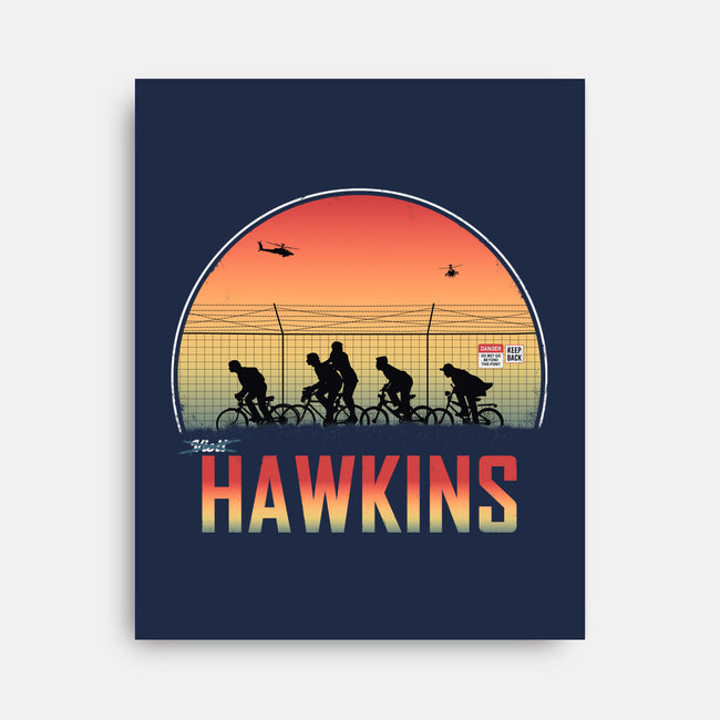 Hawkins Keep Back-None-Stretched-Canvas-alfbocreative