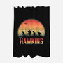 Hawkins Keep Back-None-Polyester-Shower Curtain-alfbocreative