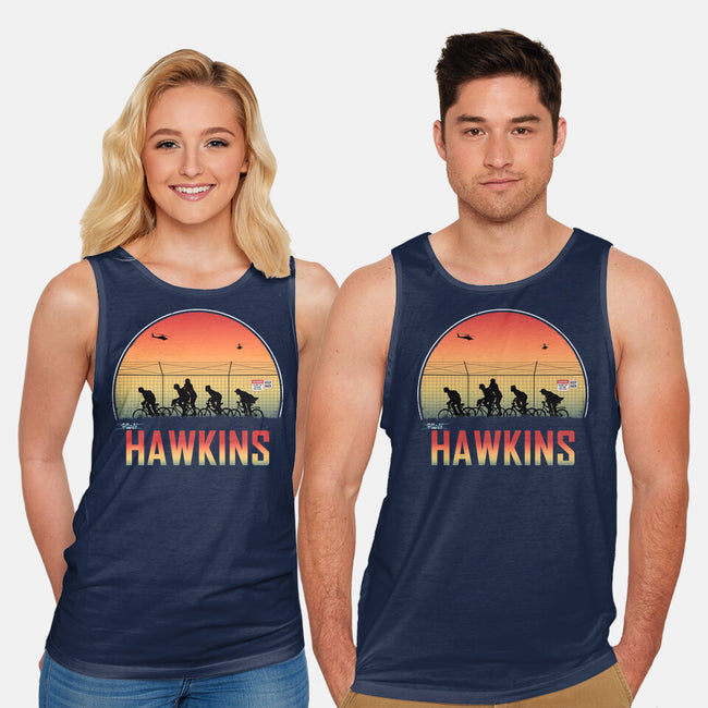 Hawkins Keep Back-Unisex-Basic-Tank-alfbocreative