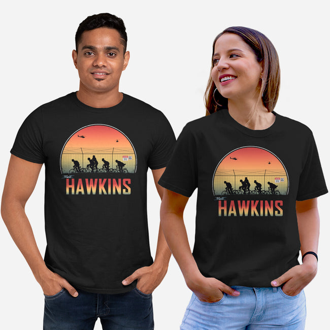 Hawkins Keep Back-Unisex-Basic-Tee-alfbocreative