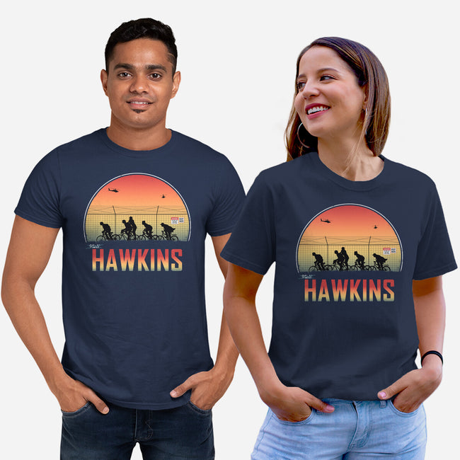 Hawkins Keep Back-Unisex-Basic-Tee-alfbocreative