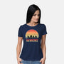 Hawkins Keep Back-Womens-Basic-Tee-alfbocreative