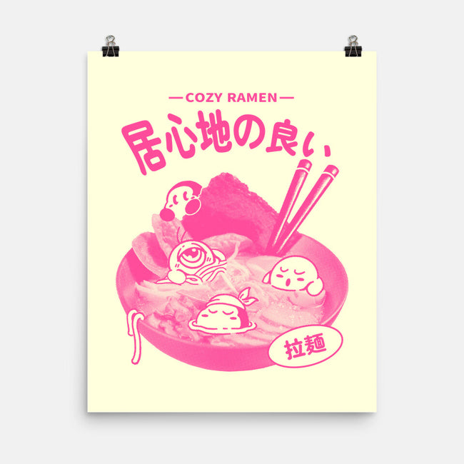 Cozy Ramen-None-Matte-Poster-Henrique Torres