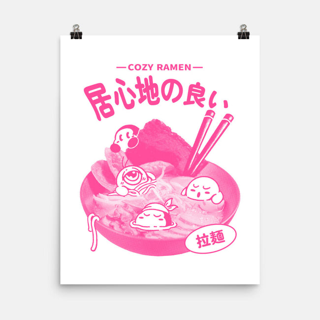 Cozy Ramen-None-Matte-Poster-Henrique Torres