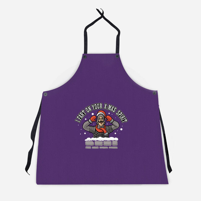 Knight Christmas Spirit-Unisex-Kitchen-Apron-erion_designs