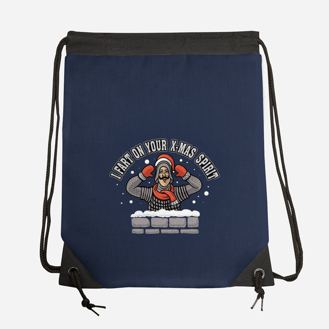 Knight Christmas Spirit-None-Drawstring-Bag-erion_designs