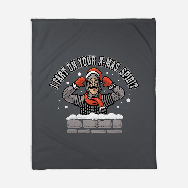 Knight Christmas Spirit-None-Fleece-Blanket-erion_designs