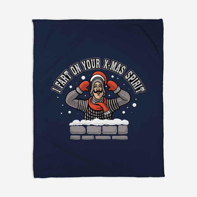 Knight Christmas Spirit-None-Fleece-Blanket-erion_designs