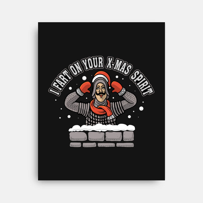 Knight Christmas Spirit-None-Stretched-Canvas-erion_designs