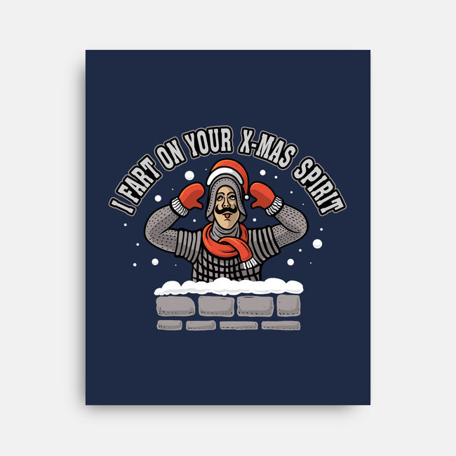 Knight Christmas Spirit-None-Stretched-Canvas-erion_designs