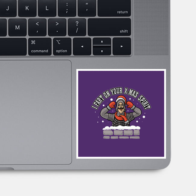 Knight Christmas Spirit-None-Glossy-Sticker-erion_designs