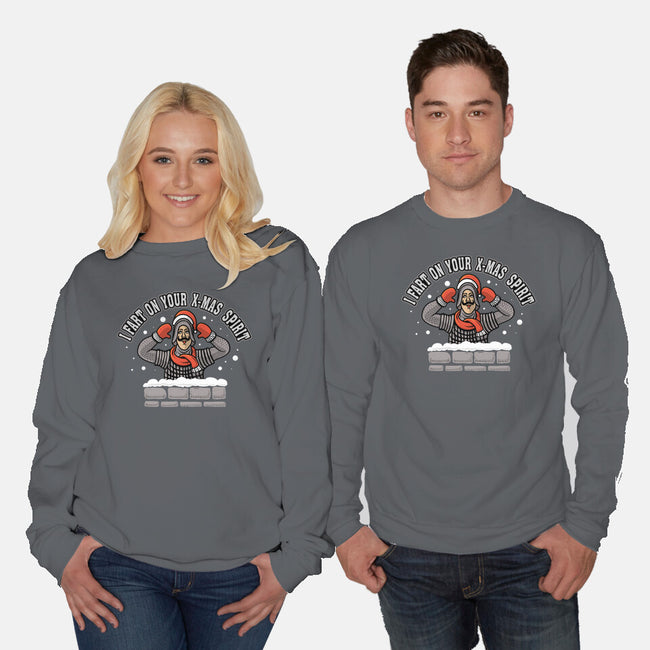 Knight Christmas Spirit-Unisex-Crew Neck-Sweatshirt-erion_designs