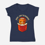 I Don’t Do Mornings-Womens-V-Neck-Tee-erion_designs