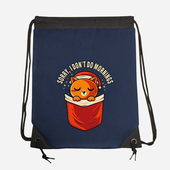 I Don’t Do Mornings-None-Drawstring-Bag-erion_designs