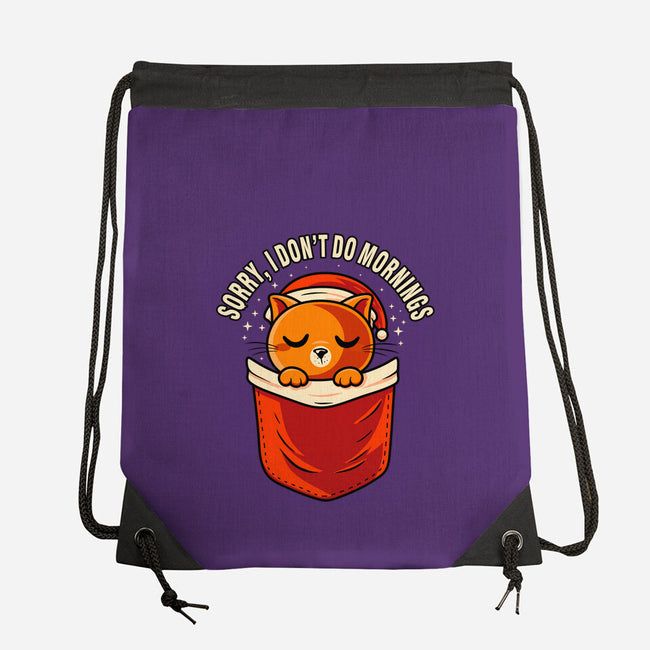 I Don’t Do Mornings-None-Drawstring-Bag-erion_designs