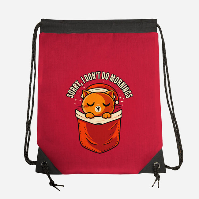 I Don’t Do Mornings-None-Drawstring-Bag-erion_designs