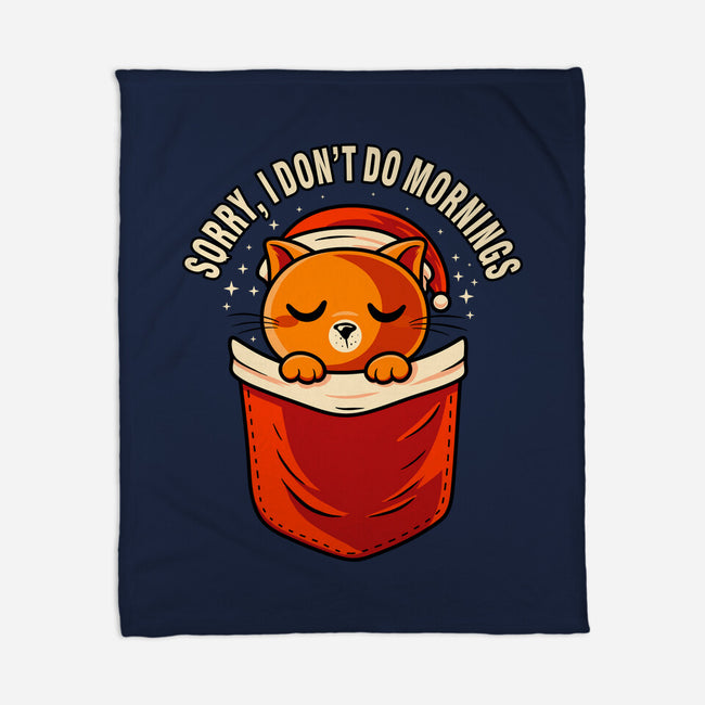 I Don’t Do Mornings-None-Fleece-Blanket-erion_designs