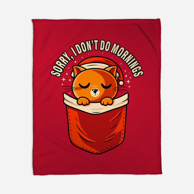 I Don’t Do Mornings-None-Fleece-Blanket-erion_designs
