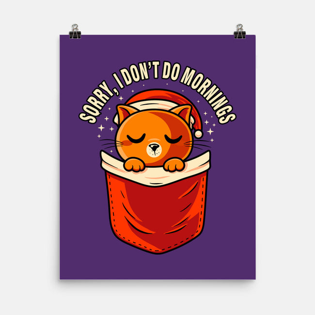 I Don’t Do Mornings-None-Matte-Poster-erion_designs