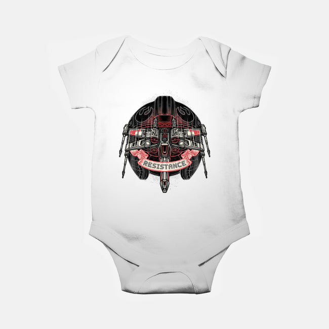 The Spark Of Rebellion-Baby-Basic-Onesie-glitchygorilla