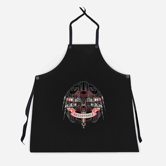 The Spark Of Rebellion-Unisex-Kitchen-Apron-glitchygorilla
