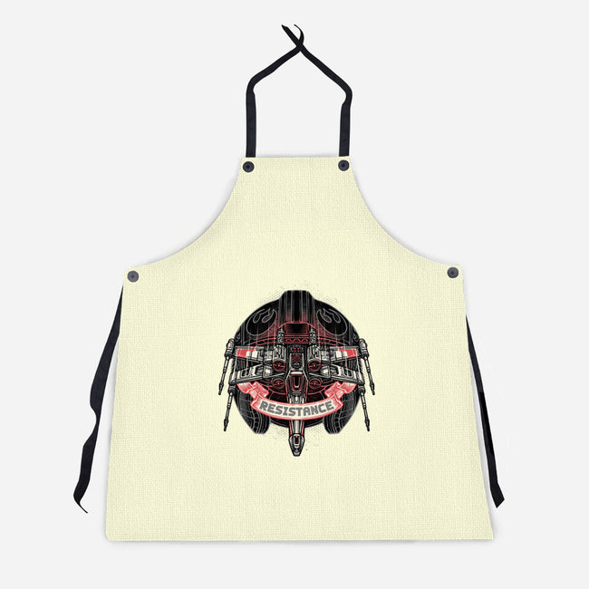 The Spark Of Rebellion-Unisex-Kitchen-Apron-glitchygorilla